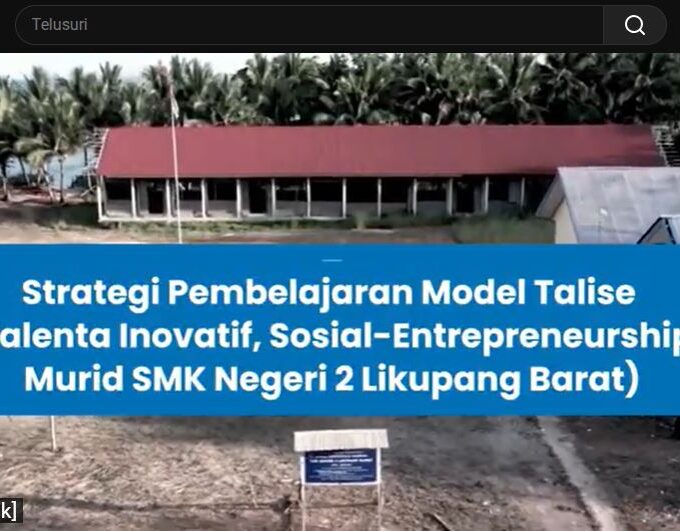 Juara 1 Guru Dedikatif SMK "Strategi Pembelajaran Model TALISE"