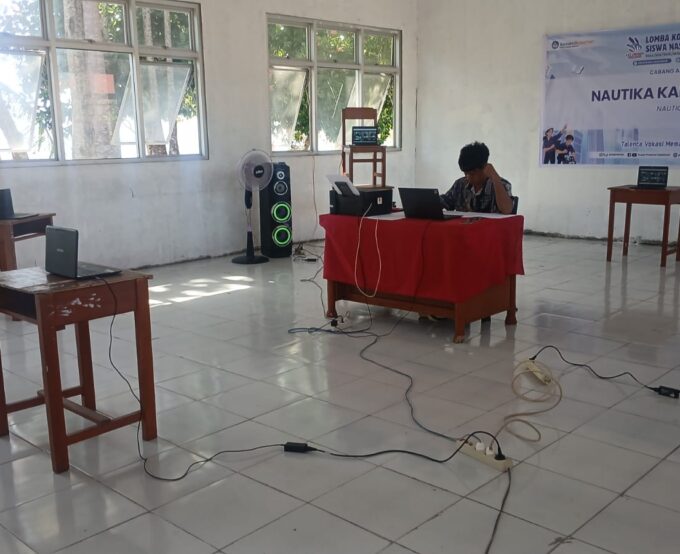 SMK Negeri 2 Likupang Barat Mewakili Prov Sulawesi Utara di LKS Nasional Cabang Nautika Kapal Niaga secara Daring